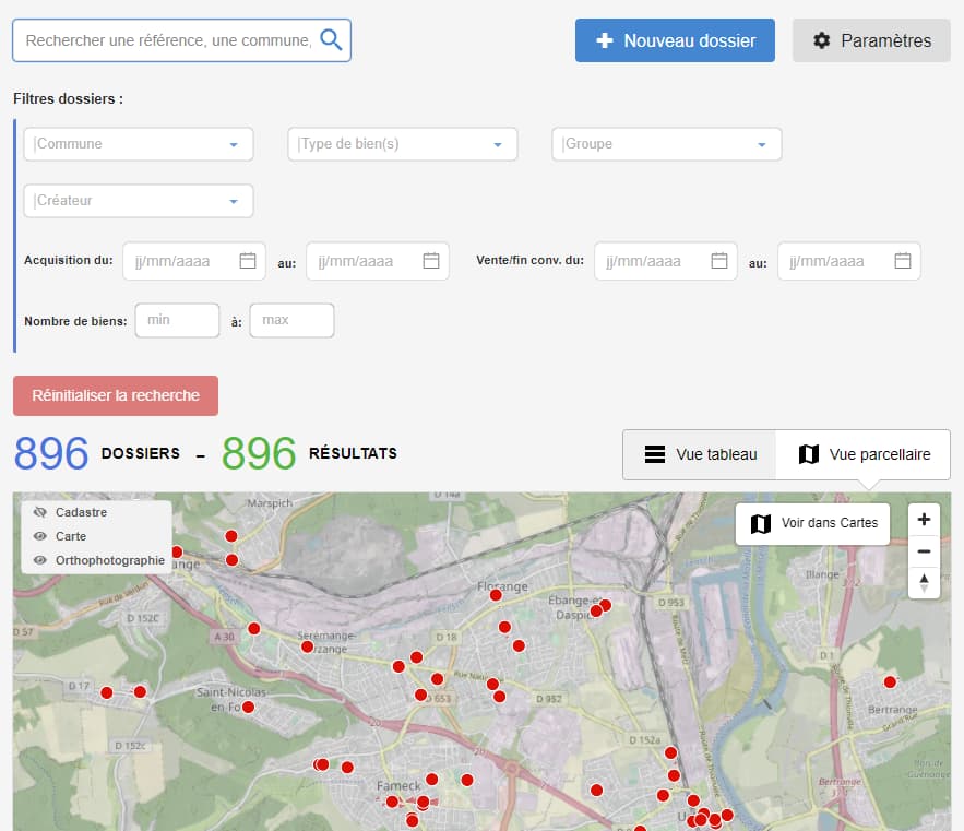service de gestion du patrimoine foncier